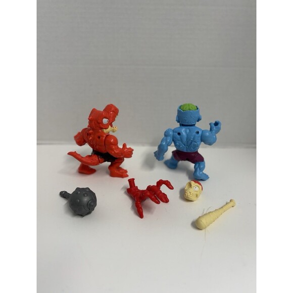 Zuru Smashers Horror House Blue Zombie & Red Zombie Dinosaur Figures & Accessori - Picture 3 of 3